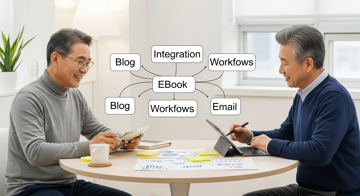 콘텐츠 흐름 구조