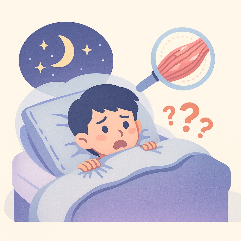 침대에 누워있는청소년 사진