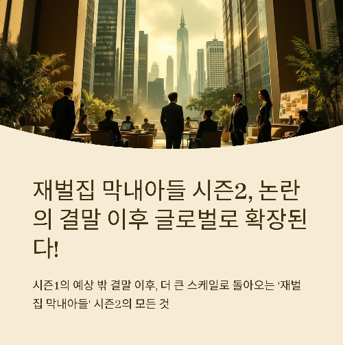 재벌집-막내아들시즌2글로벌 무대로 확장되다