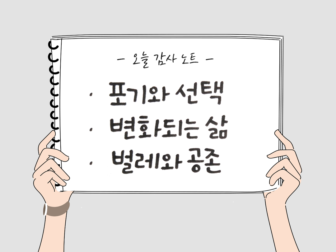 오늘 감사한 순간들, 일상 속 숨겨진 보물찾기