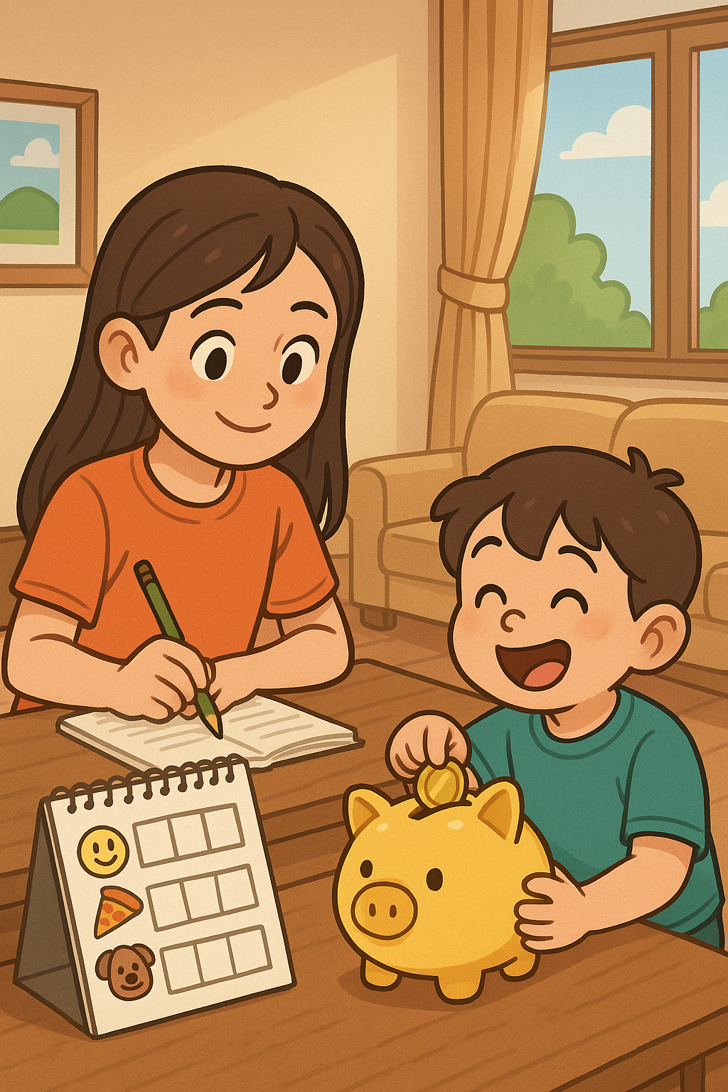 아이 2명의 소비 습관 줄이는 현실적인 방법: 초등학생과 유치원생을 위한 재미있는 절약 가이드