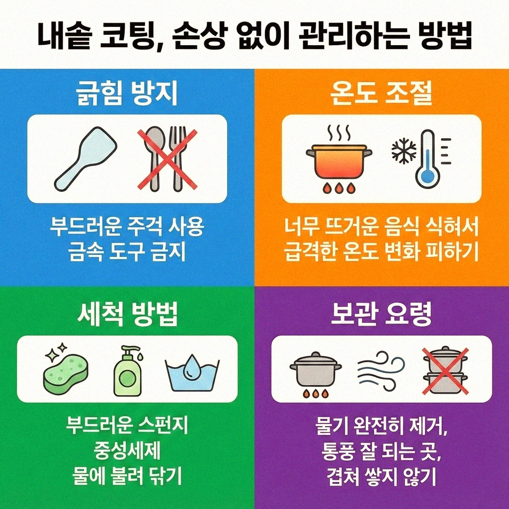 전기밥솥 밥 눌어붙을 때 코팅 지키는 비법