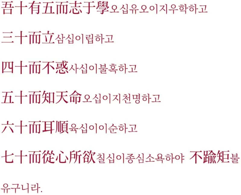 지천명의 뜻 이순 아미무쌍 나이 50 불혹 오십살 자료집_4
