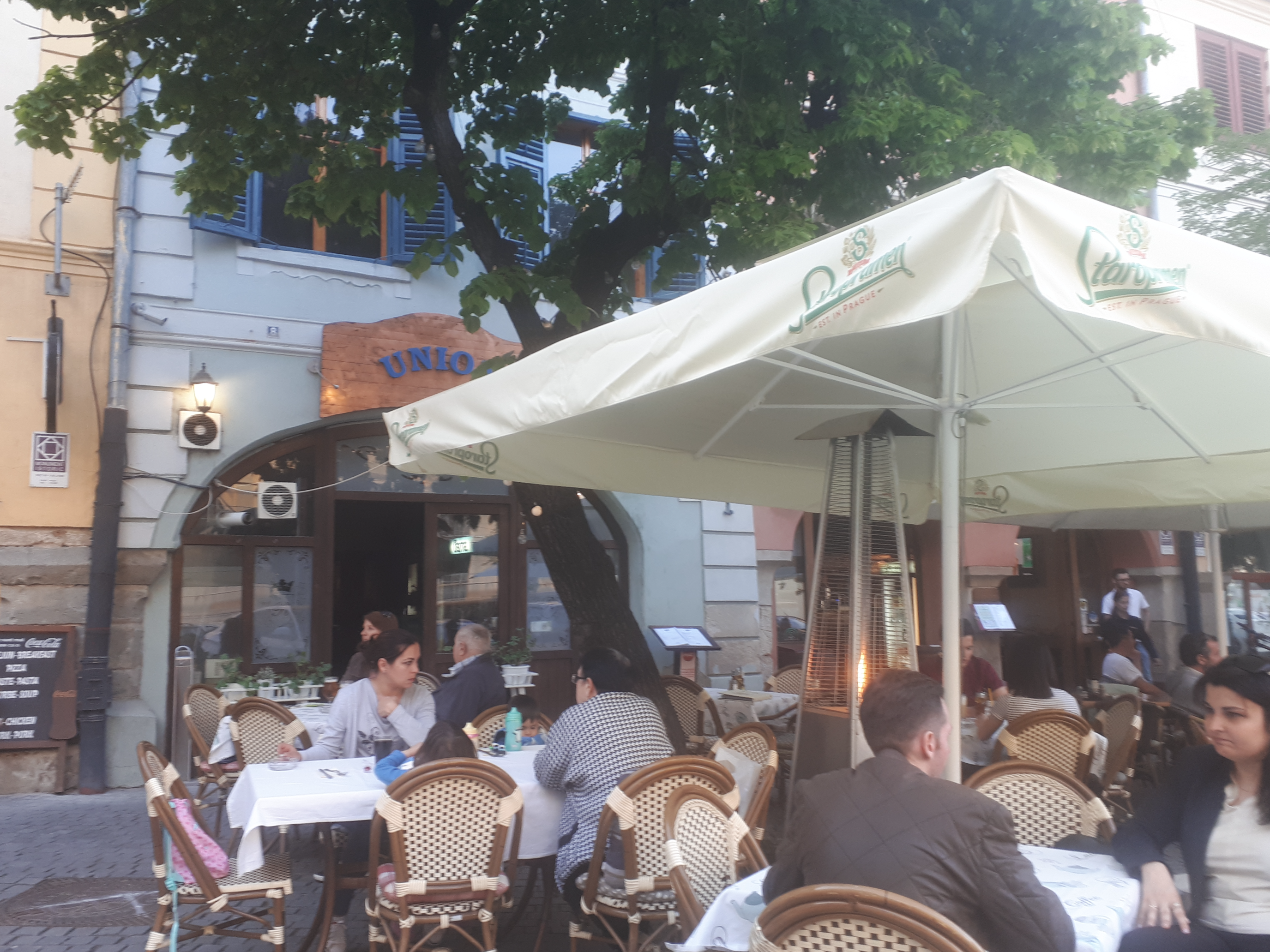 루마니아 시비우 대광장 식당