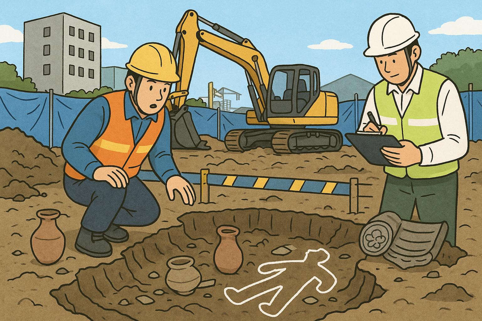 대우건설 신길뉴타운 재개발 중단 구석기 유물 발견