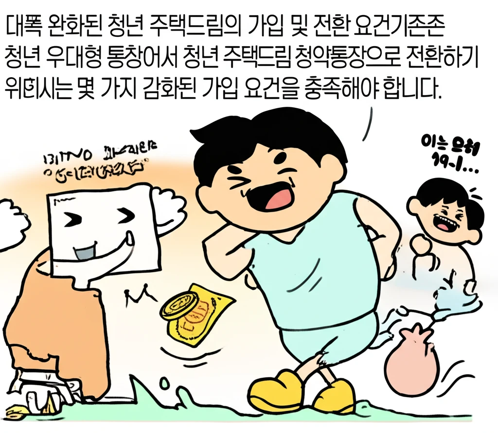 청년 우대형 통장에서 주택드림으로 전..