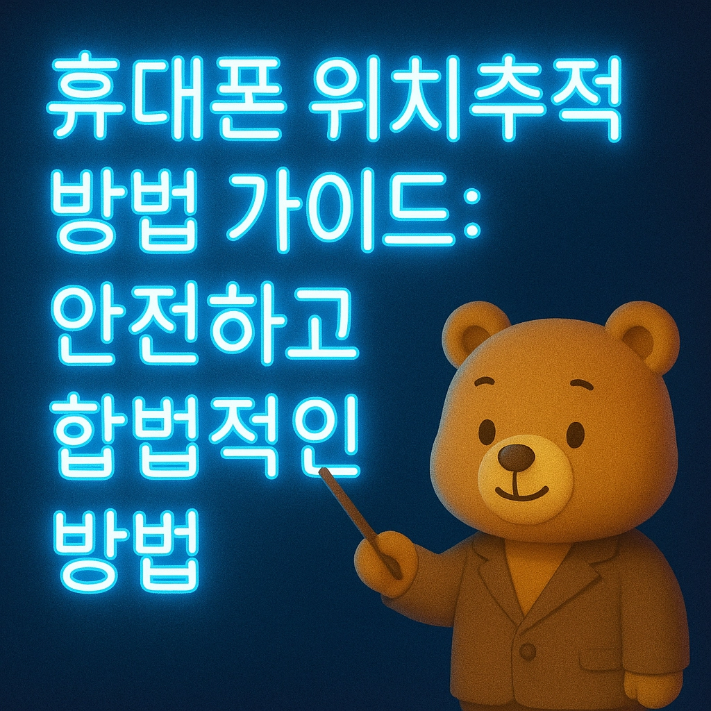 휴대폰 위치추적 방법 가이드 안전하고 합법적인 방법