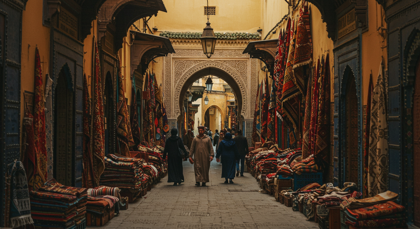 페즈 메디나 골목 풍경