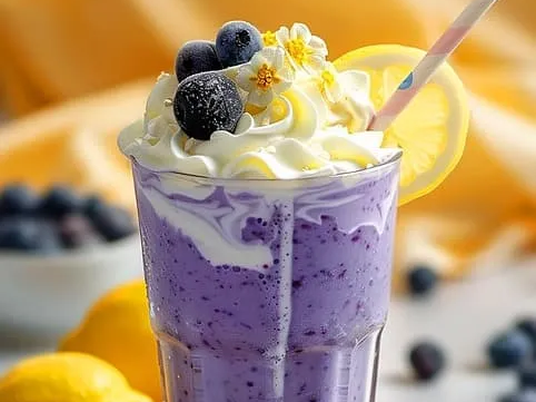 냉동 블루베리 스무디