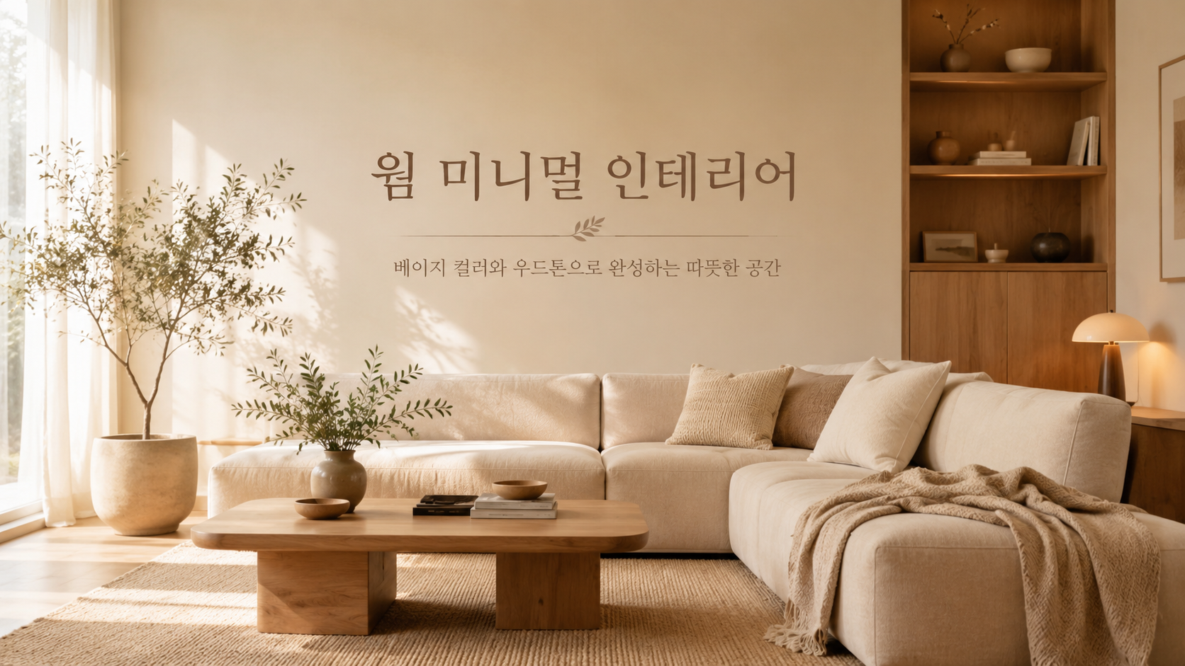 웜미니멀인테리어