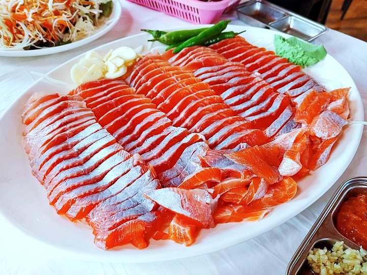 6시내고향 경북 봉화 송어회 송어구이 송어알구이 요리 맛집 오늘 방송 추천