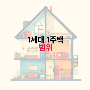 1세대 1주택 범위