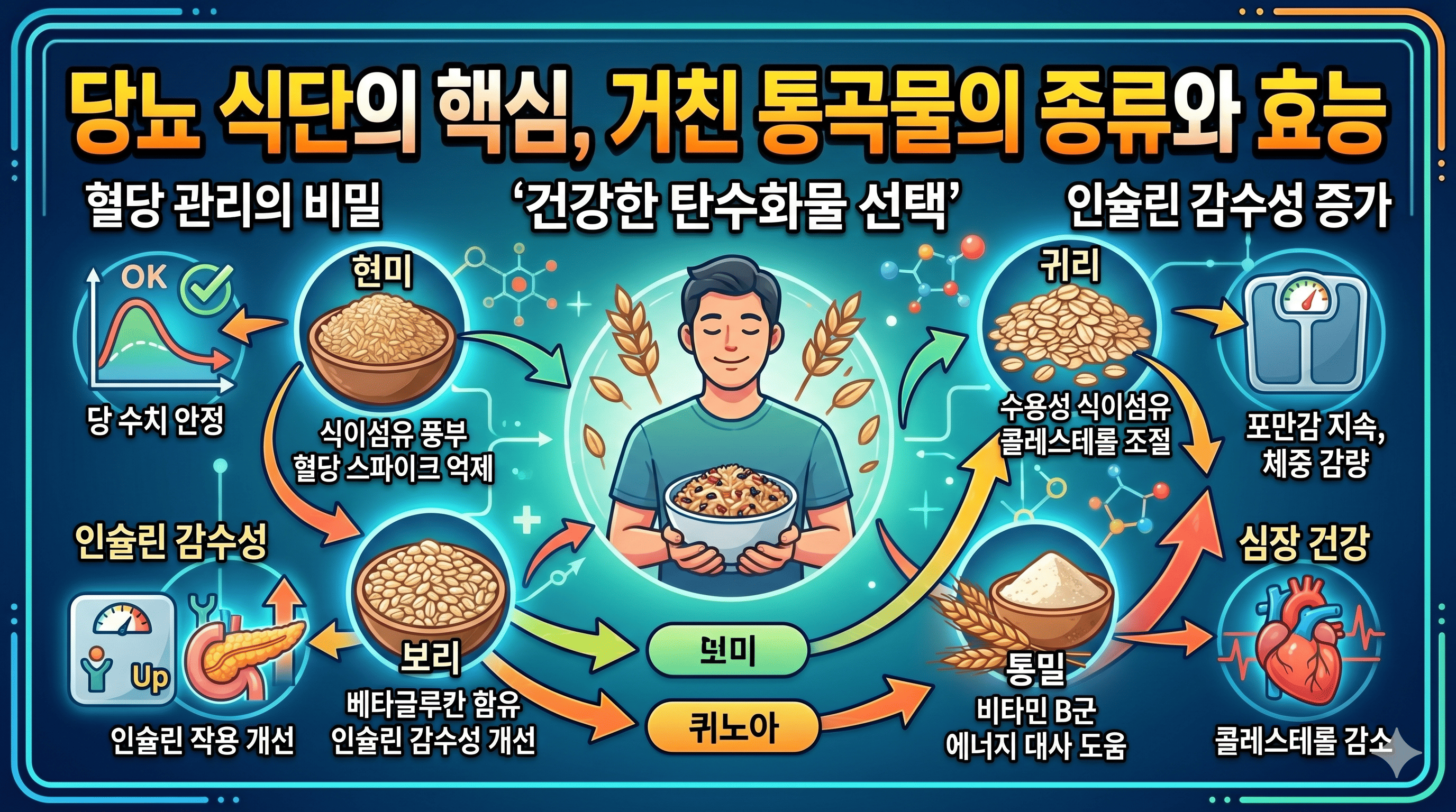 당뇨 식단의 핵심