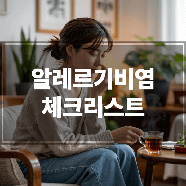 알레르기비염? 증상 체크리스트 공개