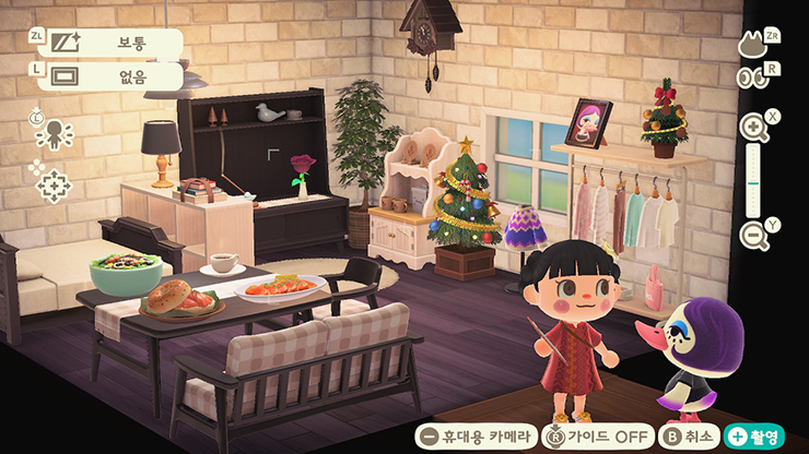 마릴린 스타일리시하고 편안한 공간 모동숲 해피홈 인테리어