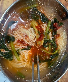 열무국수