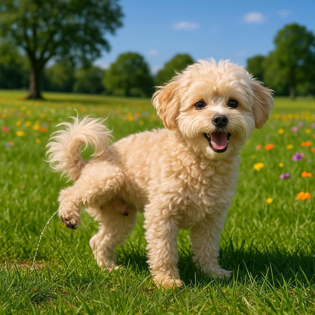 배변-활동을-하고-있는-강아지