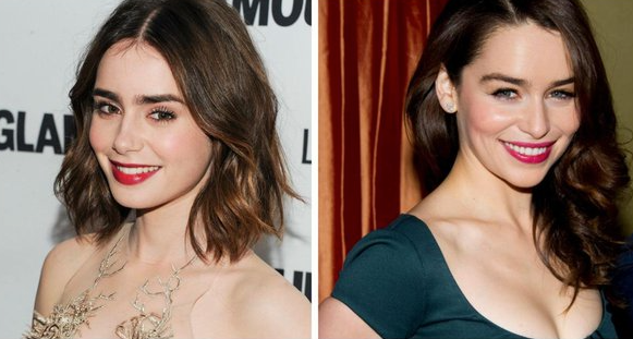 릴리 콜린스와 에밀리 클라크