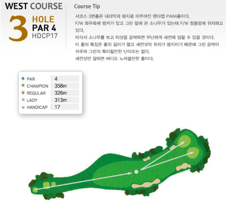 부곡 컨트리클럽 서코스 3