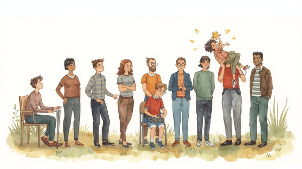 ISFP 성인은 자유롭고 유연한 흐름 속에서 안정감을 찾습니다. 그러나 강한 규율이나 억압적 환경은 그들의 자율성을 빼앗고, 삶의 의미를 축소시킵니다에 관한 그림