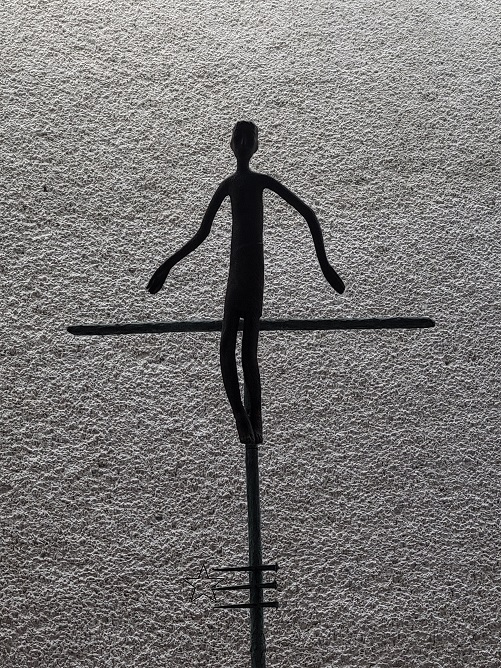 강릉 초당성당에 있는 십자가 사진입니다.