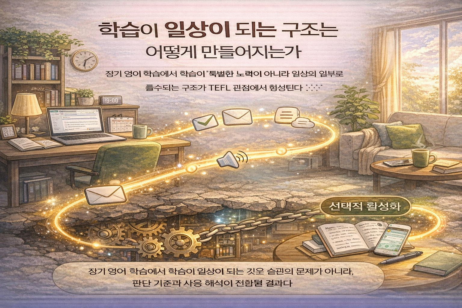 장기 영어 학습에서 학습이 일상이 되는 구조는 어떻게 만들어지는가