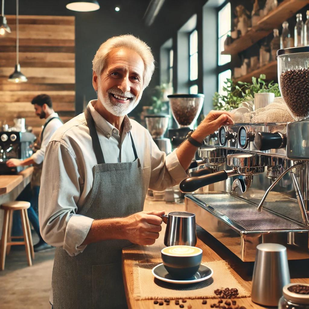 실버 바리스타 채용