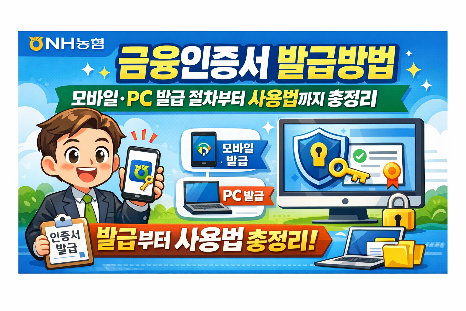 농협 금융인증서 발급방법