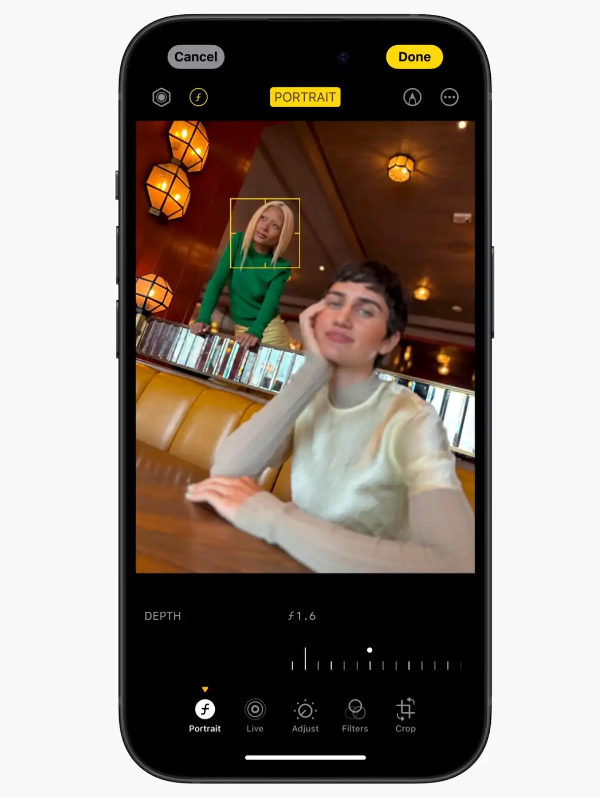 아이폰15-프로-라인에-적용된-차세대-인물사진-기술