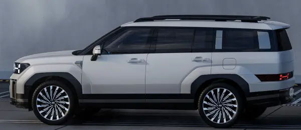 싼타페 측면 모습