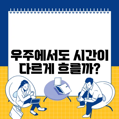 우주에서도 시간이 다르게 흐를까?