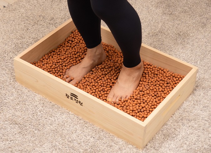 황토볼, 황토볼 발마사지 지압상자 이미지