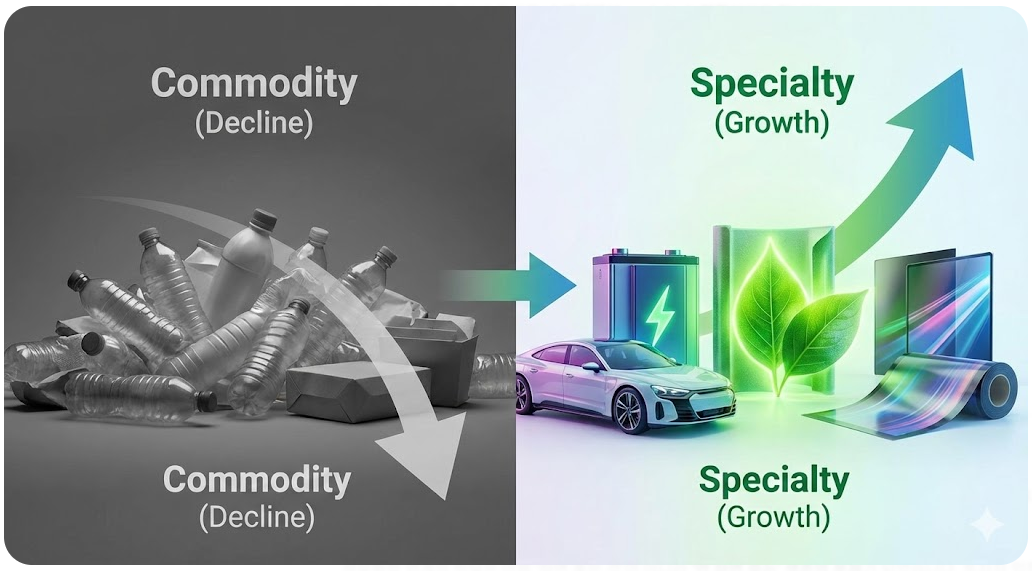 범용은 버리고 '스페셜티'로 간다.