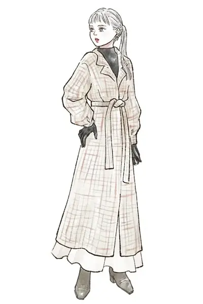 깔끔한 코디의 경우