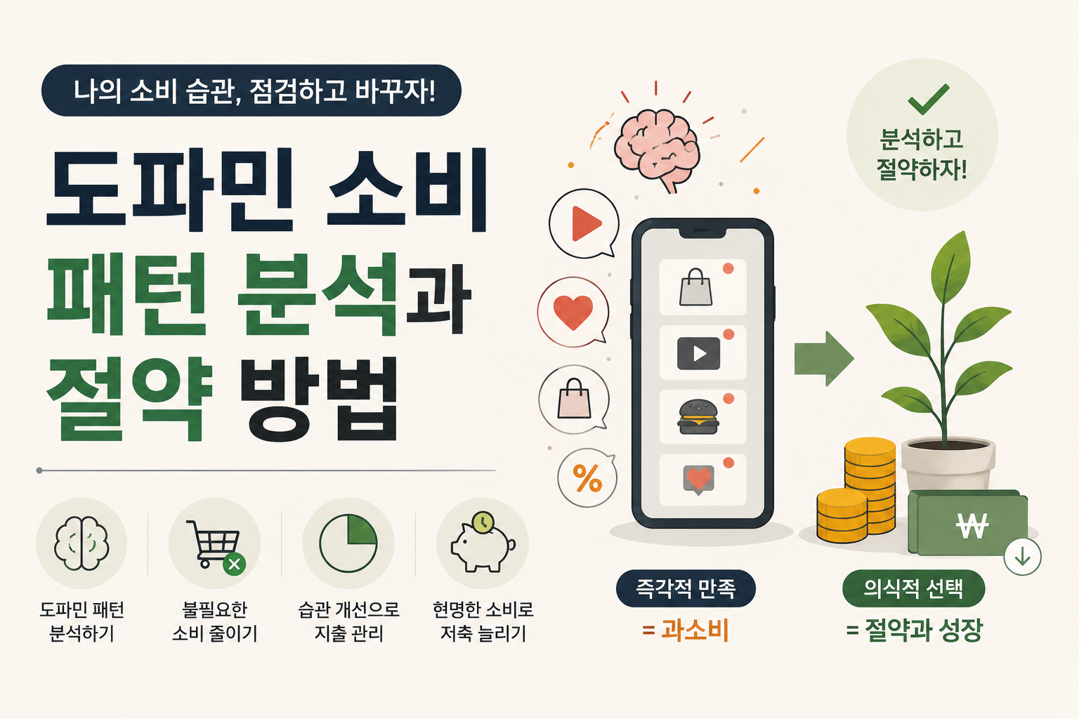 도파민 소비 패턴 분석과 절약 방법