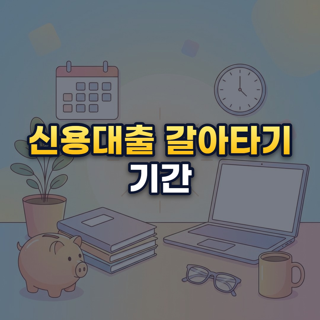 신용대출 갈아타기 기간
