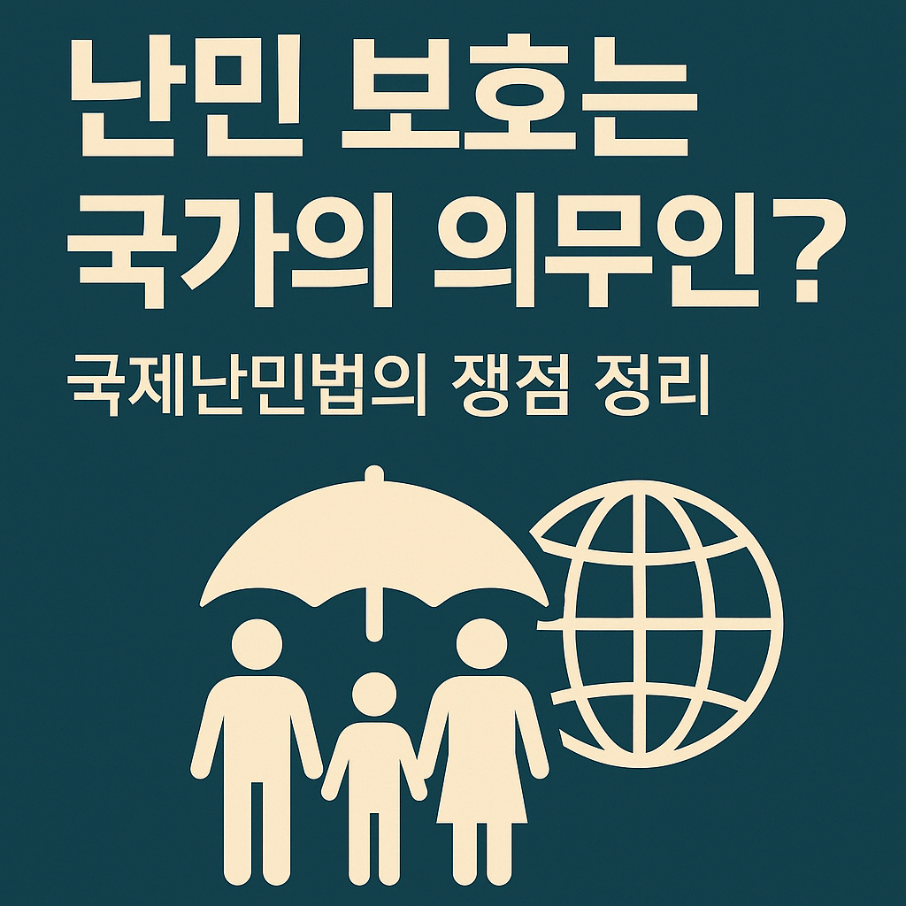 난민 보호는 국가의 의무인가? 국제난민법의 쟁점 정리