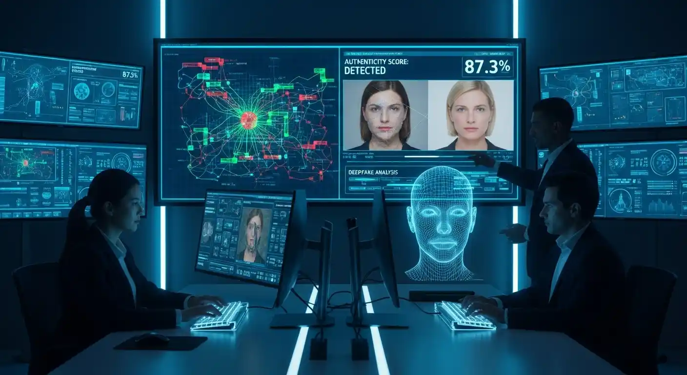<img src="ai_detects_flaws_in_deepfake_to_reveal_truth.webp" alt="AI가 딥페이크 속 허점을 분석해 진실을 식별하는 장면을 표현한 이미지 입니다">