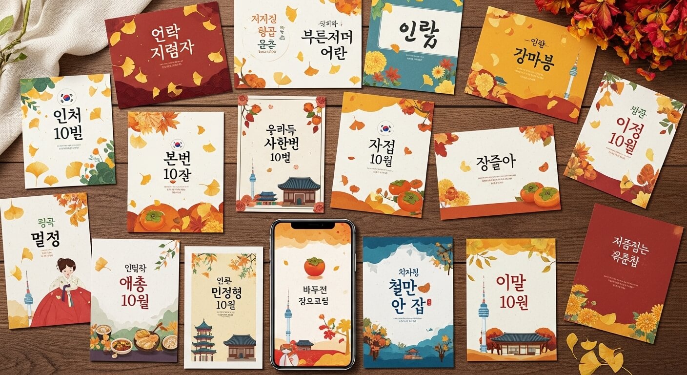 10월 가을 인사말 모음