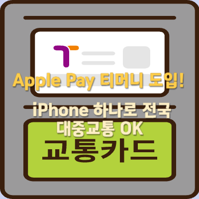 apple pay 티머니 도입 썸네일