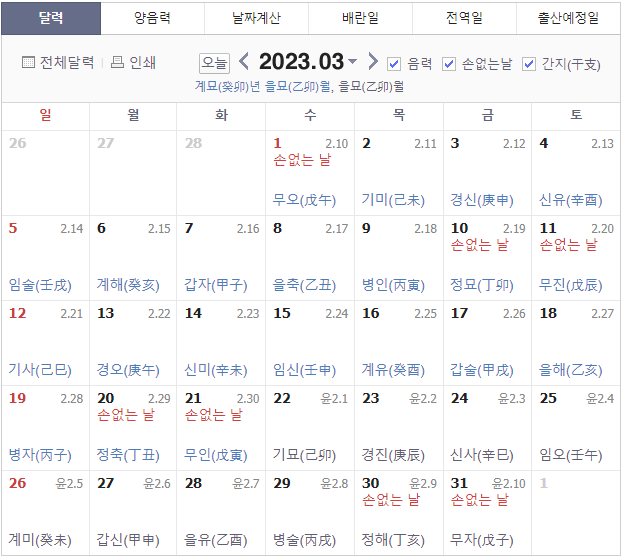 2023년 3월