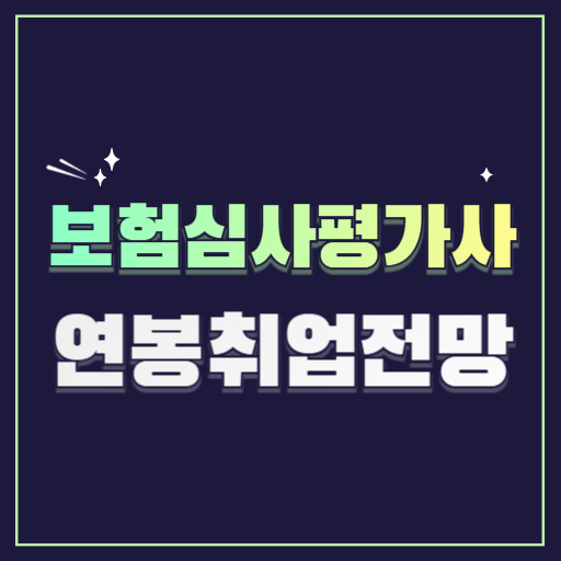 보험심사평가사 자격증 연봉 취업전망
