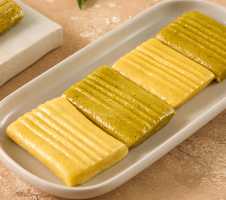 한국의 떡 종류 절편-단호박절편