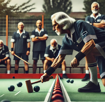 게이트볼 시합 이미지