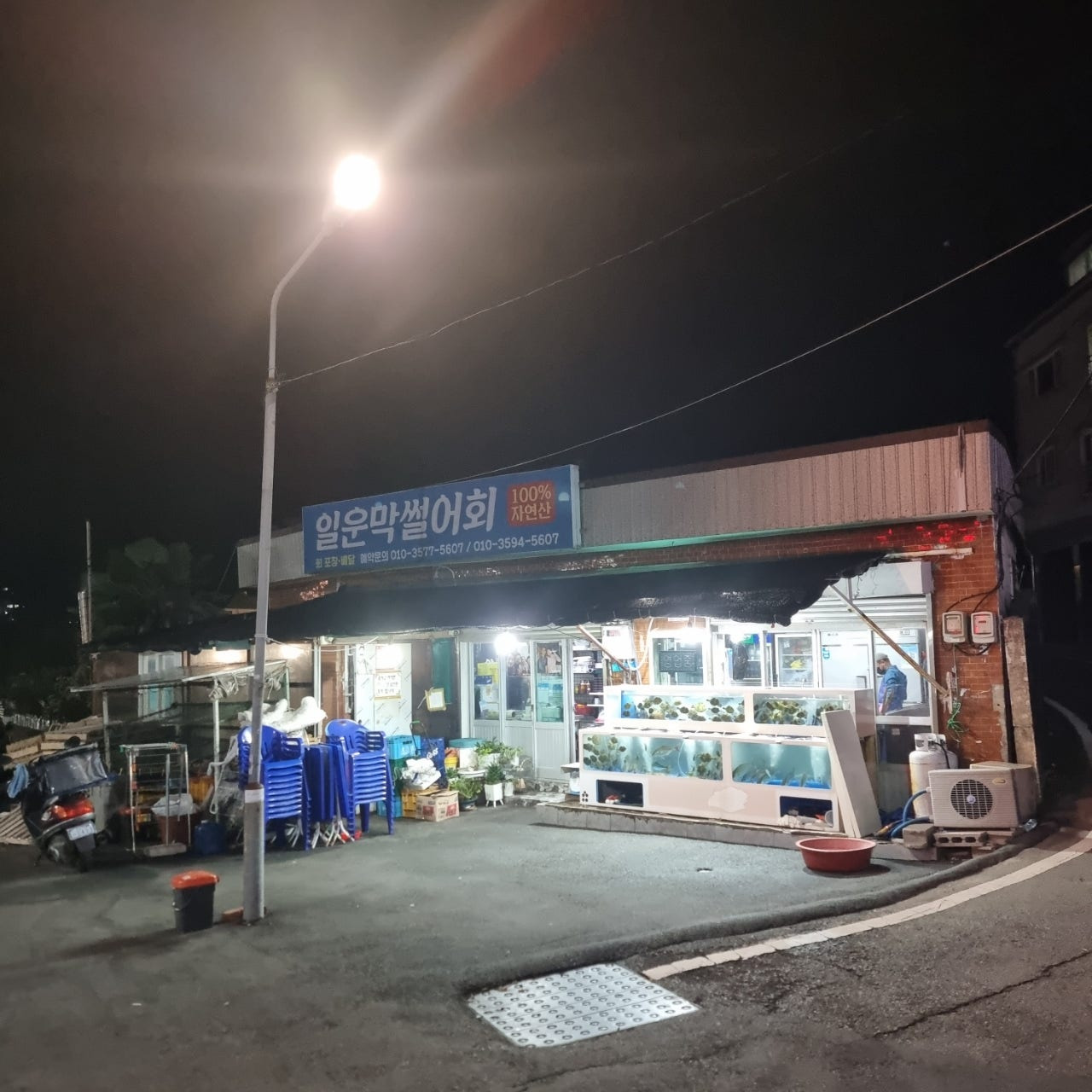 거제 일운막썰어회