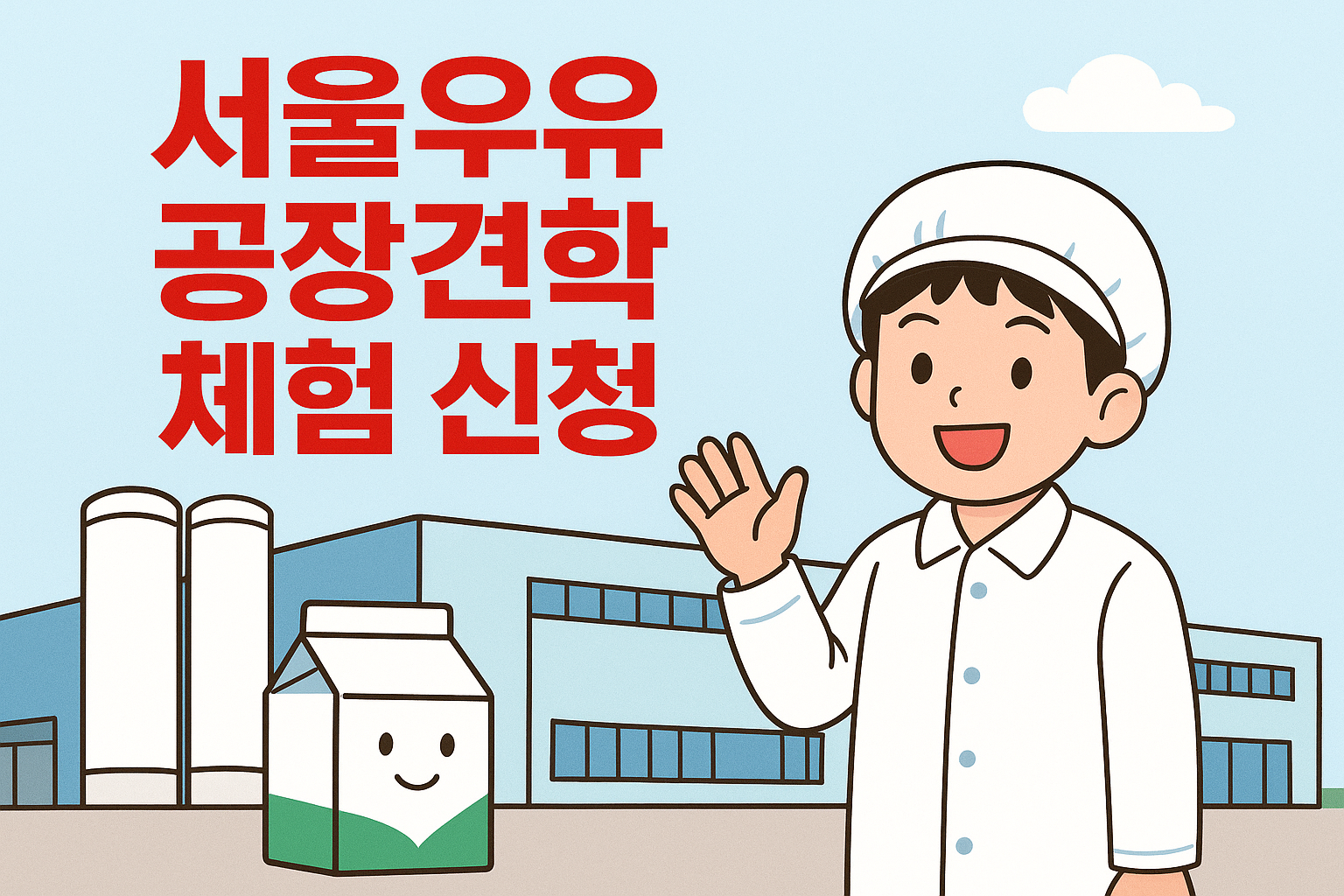서울우유 공장견학 총정리!아이들과 가기 딱 좋은 체험 프로그램