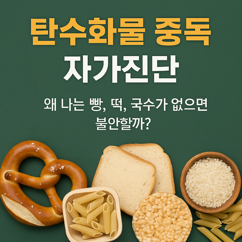 탄수화물 중독 자가진단