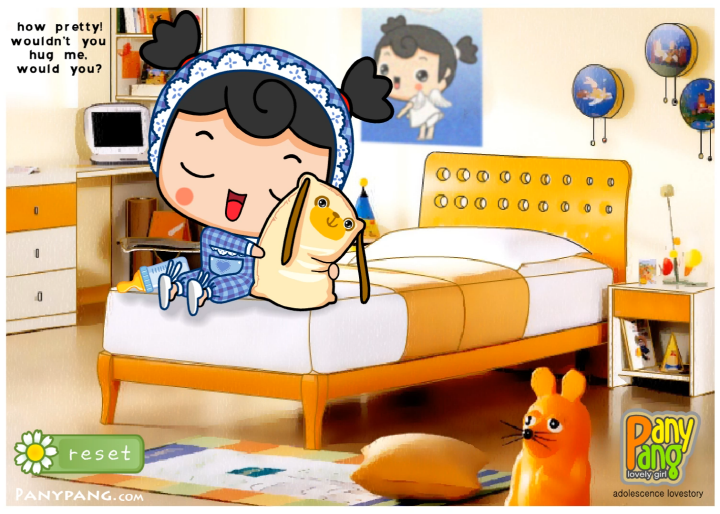 쪼꼬쫑-옷입히기-플래시게임-종료-화면