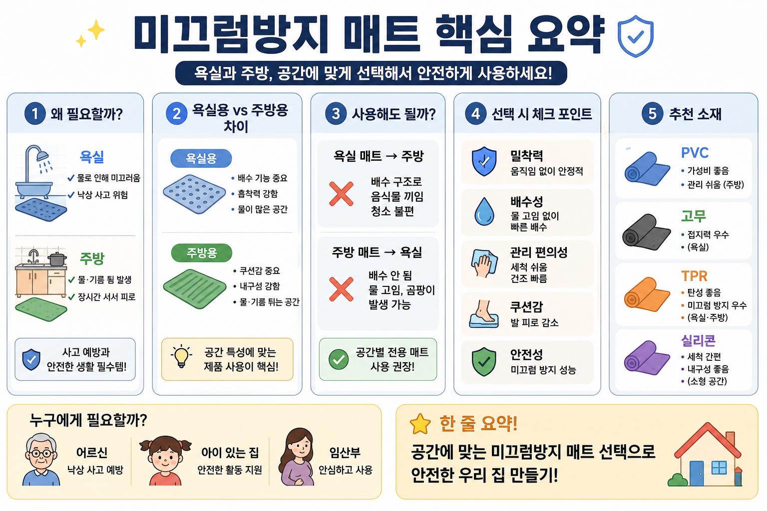 미끄럼방지매트 핵심 요약