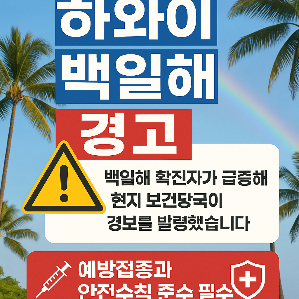 하와이 백일해 확산 경고
